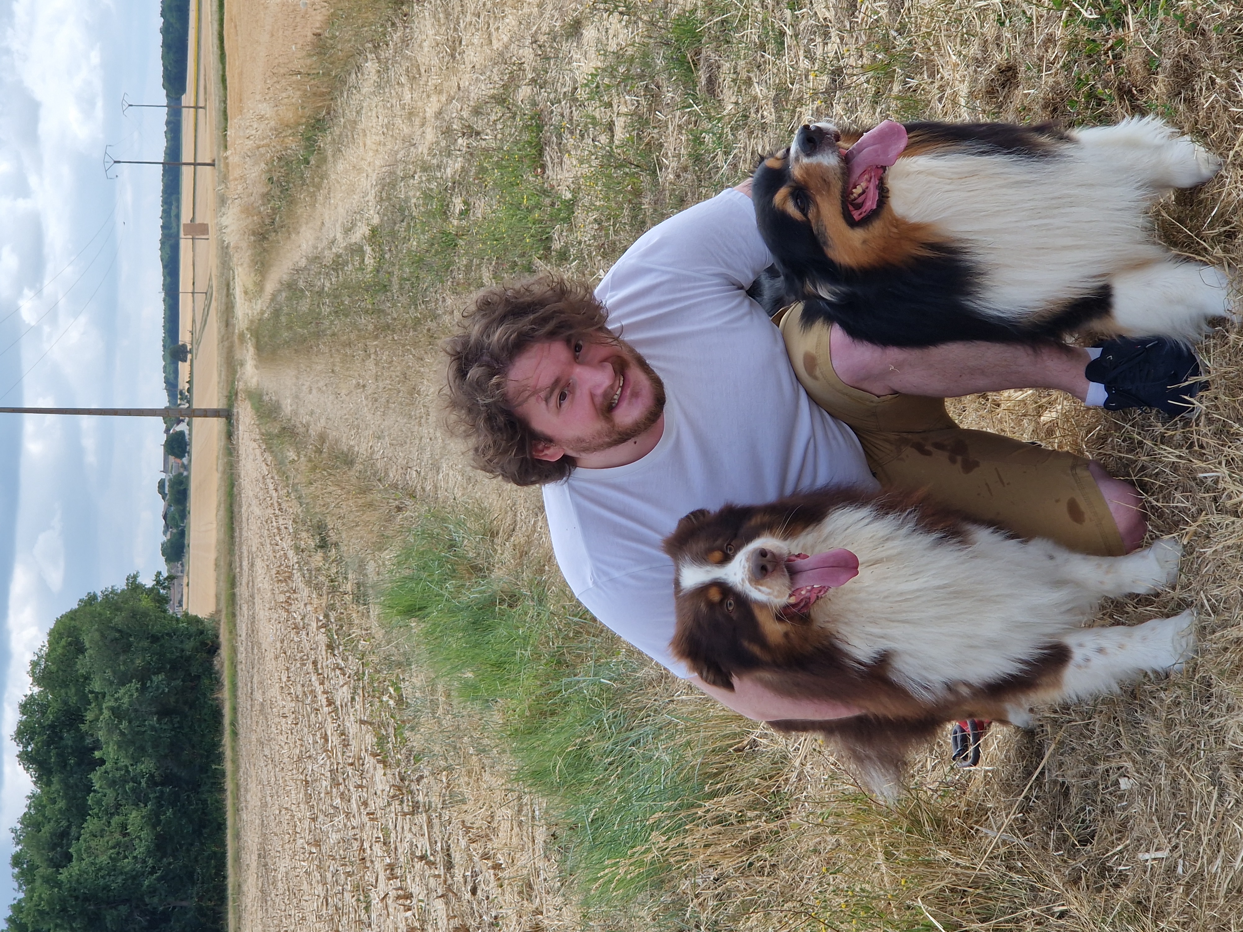 Maxime avec Nino et Uther